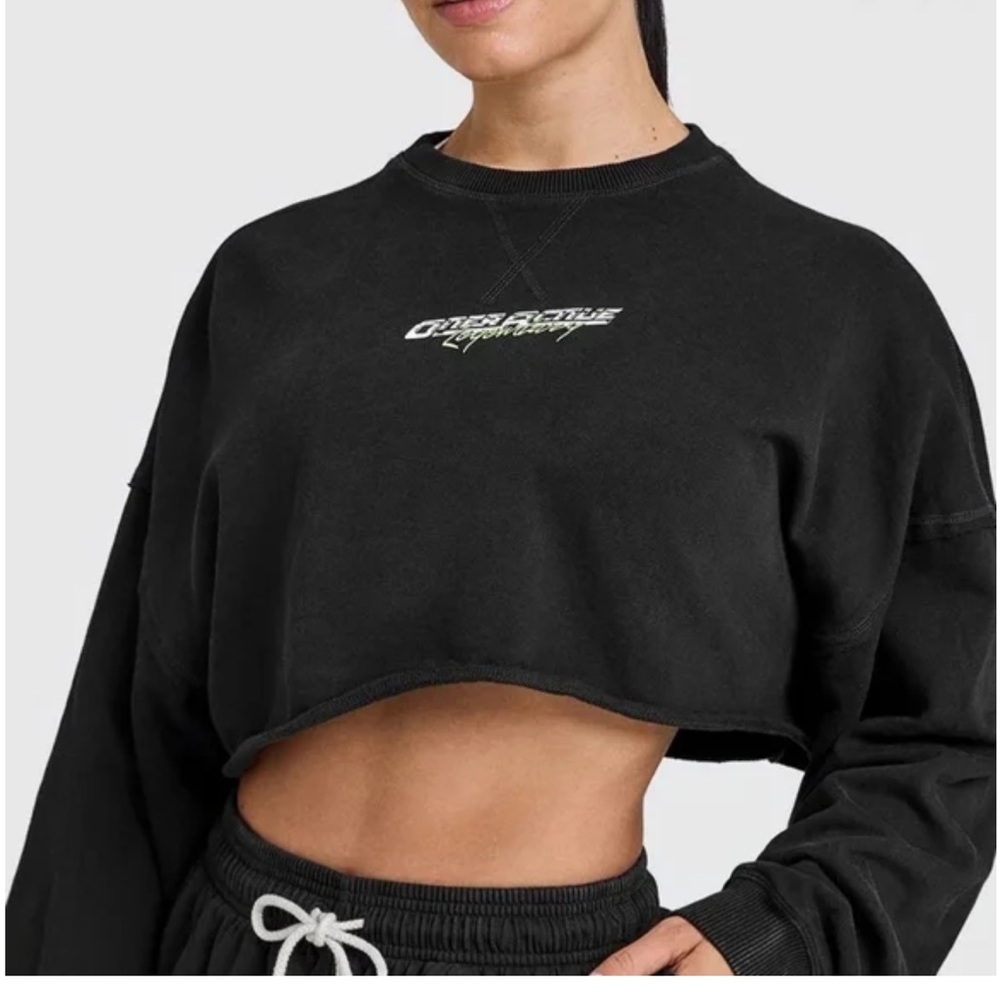 Oner Active Legendary Crop Sweatshirt - Black XS